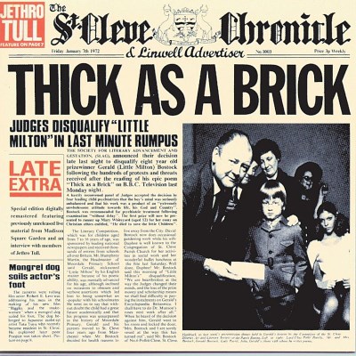 Jethro Tull/Thick As A Brick@Import-Deu